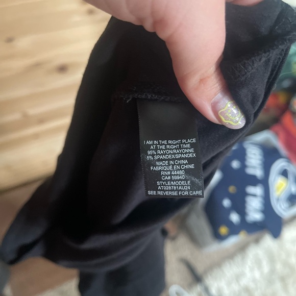 AFRM Black Asymmetrical Fitted Blouse - Picture 5 of 5